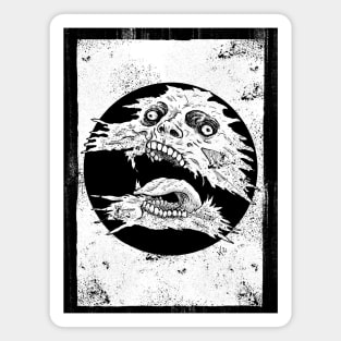 Scream (white print) Magnet